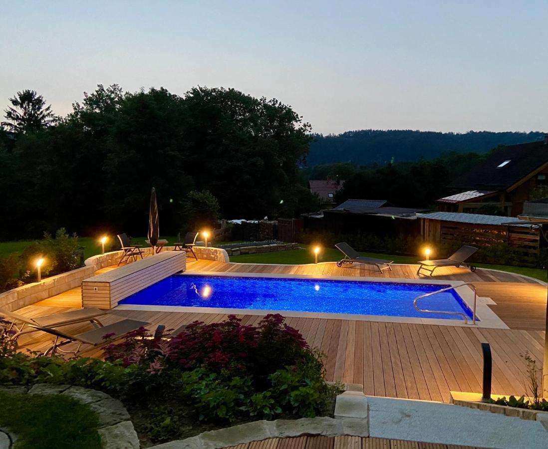Landhaus Waltersdorf - Pool & Wellness Бад Шандау Екстериор снимка